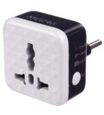 تبدیل 3 به 2 تایمردار و محافظ برق فست شارژ هادرون مدل P103