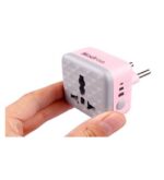 تبدیل 3 به 2 تایمردار و محافظ برق فست شارژ هادرون مدل P103 - Image 3