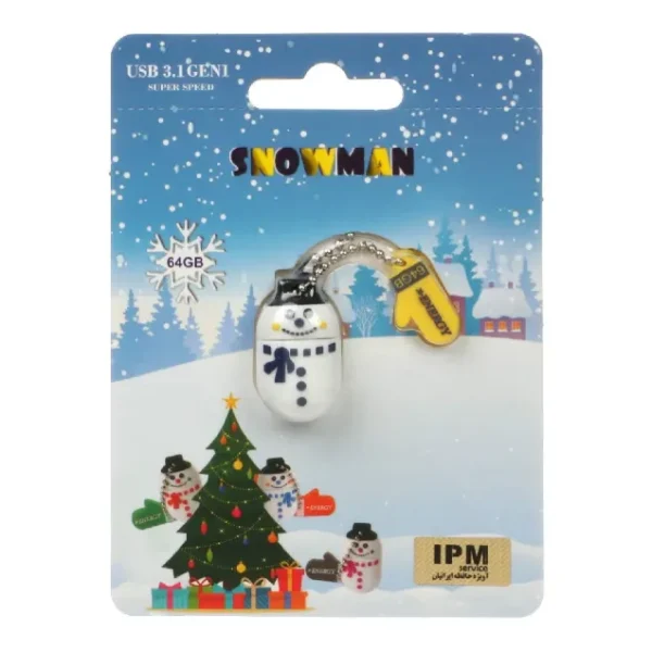 فلش مموری ایکس انرژی مدل Snowman 3.1 ظرفیت 64 گیگابایت