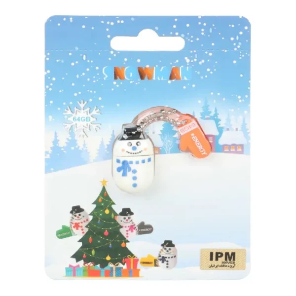 فلش مموری ایکس انرژی مدل Snowman ظرفیت 64 گیگابایت