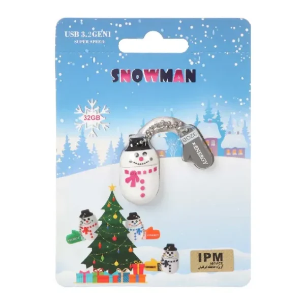 فلش مموری ایکس انرژی مدل Snowman 3.2 ظرفیت 32 گیگابایت