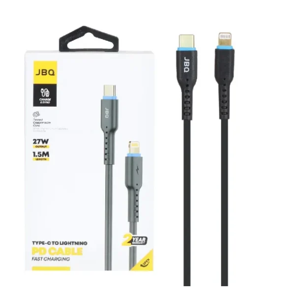 کابل شارژ 1.5 متری PD و فست جی بی کیو Type-C to Lightning مدل CA-722