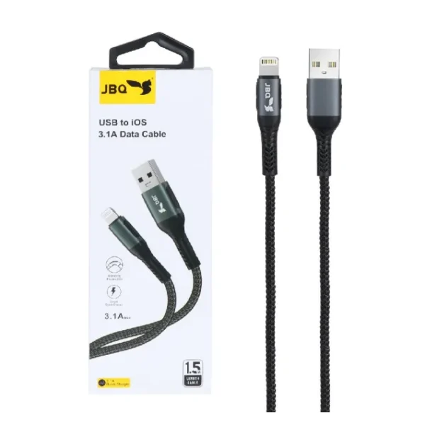 کابل شارژ 1.5 متری فست آیفون جی بی کیو مدل DT-01