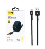 کابل شارژ 3 متری فست آیفون جی بی کیو مدل CA-111