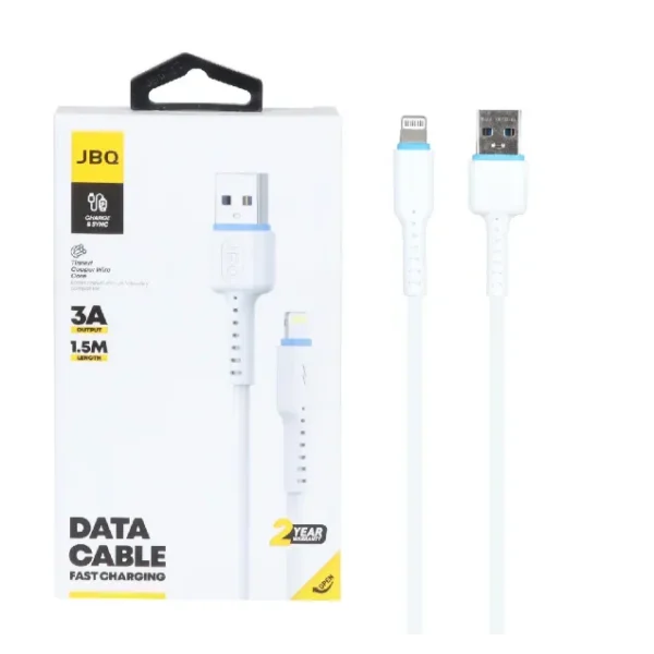 کابل شارژ 1.5 متری فست آیفون جی بی کیو مدل CA-732