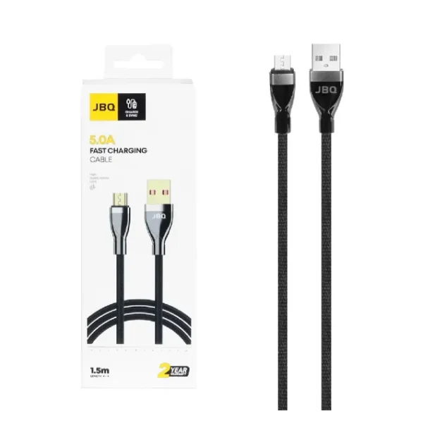 کابل شارژ 1.5 متری فست اندروید جی بی کیو مدل CA-504