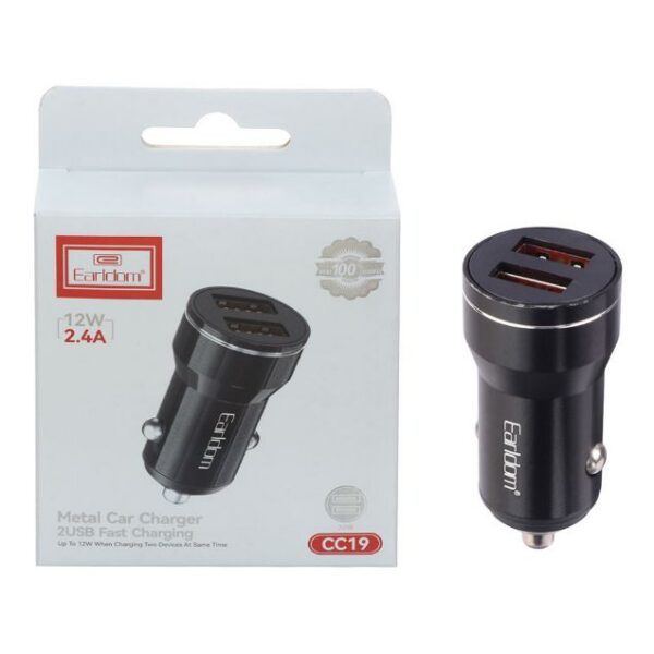 شارژر فندکی ارلدام مدل ES-CC19 توان 12 وات