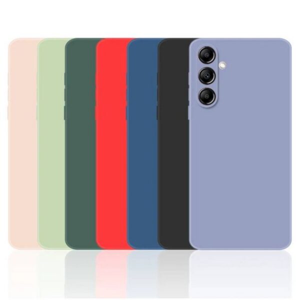 قاب گوشی سامسونگ Galaxy A55 مدل سیلیکونی محافظ لنزدار