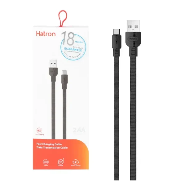 کابل شارژ فست هترون Type-C مدل HC145UC