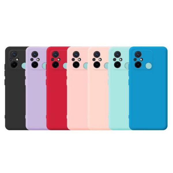 قاب گوشی شیائومی مدل Redmi 12C مدل سیلیکونی محافظ لنزدار