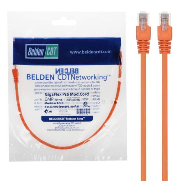 کابل شبکه 0.5 متری بلدن مدل CAT6