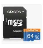 کارت حافظه ای دیتا مدل ADATA MICRO SDXC UHS-I V10 R100W25+ADP ظرفیت 64 گیگابایت