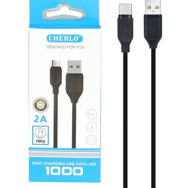 کابل شارژ شرلو Type-C مدل CH-TC01