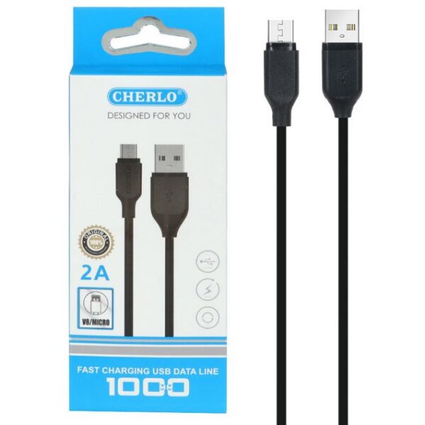 کابل شارژ اندروید شرلو مدل CH-V801