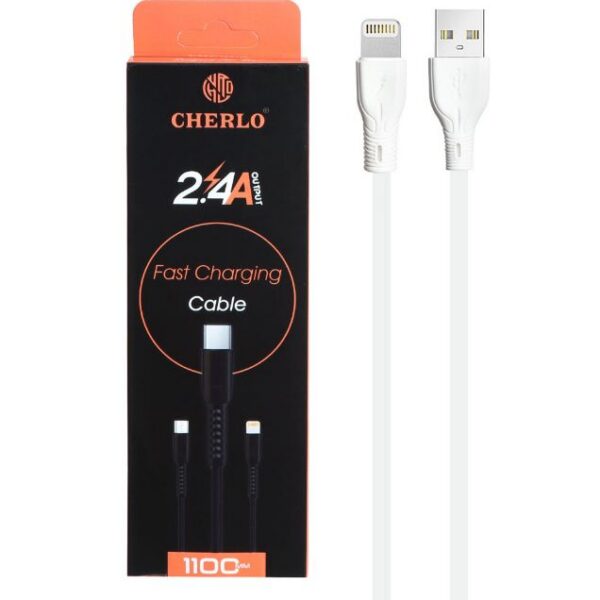 کابل شارژ 1.1 متری فست آیفون شرلو مدل CH-IP09