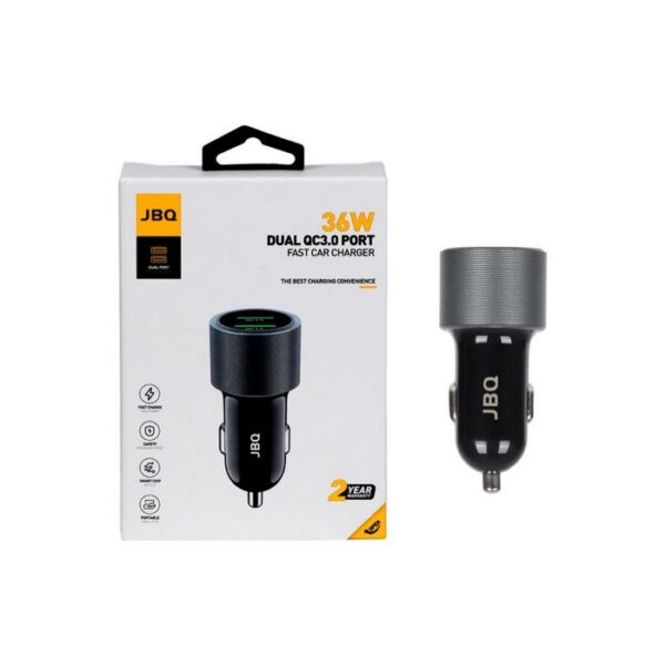 شارژر فندکی جی بی کیو مدل CC-736 توان 36 وات
