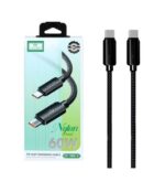 کابل شارژ فست ارلدام تایپ سی به تایپ سی مدل EC-188C-C