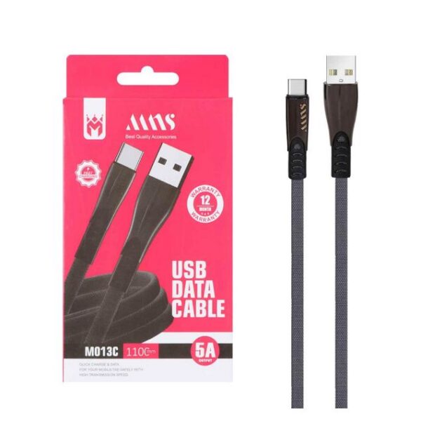 کابل شارژ فست تایپ سی ام ان اس مدل M013C طول 1.1 متر