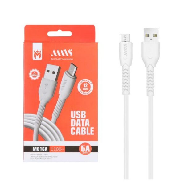 کابل شارژ فست اندروید ام ان اس مدل M016A طول 1.1 متر