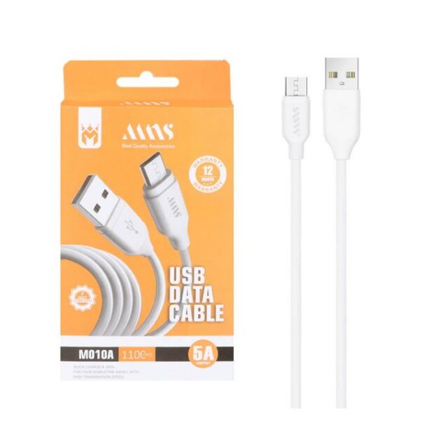 کابل شارژ فست اندروید ام ان اس مدل M010A طول 1.1 متر