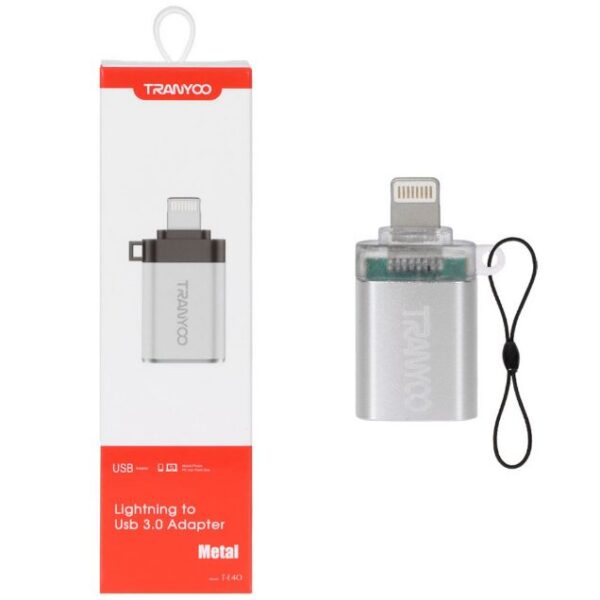 تبدیل USB3.0 به Lightning ترانیو مدل T-E40