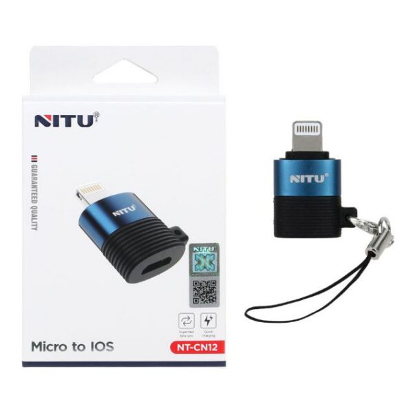 تبدیل MicroUSB به Lightning نیتو مدل CN12
