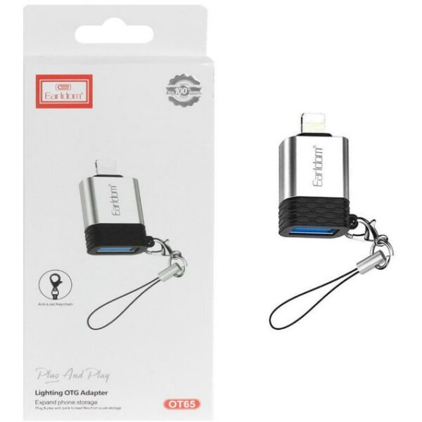 تبدیل USB به Lightning ارلدام مدل ET-OT65