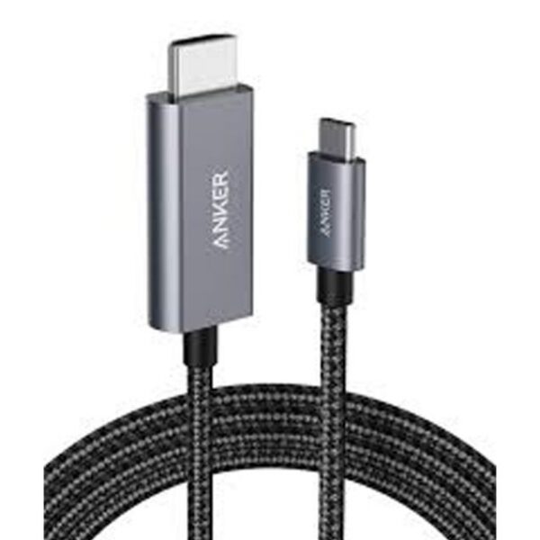 کابل تبدیل تایپ سی به اچ دی ام آی انکر مدل Nylon 4K A87E0H12