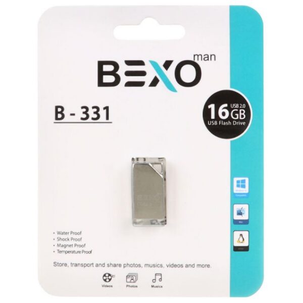 فلش مموری بکسو مدل B-331 USB2.0 ظرفیت 16 گیگابایت
