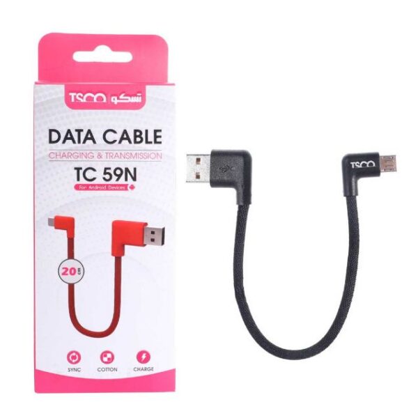 کابل شارژ مینی USB به micro USB تسکو مدل TC 59N