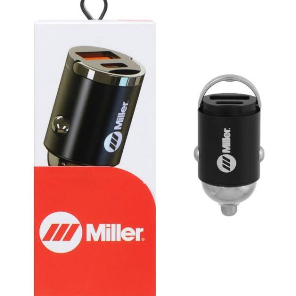 شارژر فندکی 30W فست و PD دو پورت میلر مدل M-CH105