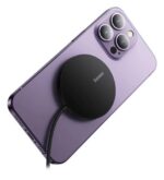 شارژر بی سیم 15Wباسئوس مدل Simple Mini3 Magnetic CCJJ040001 - Image 2