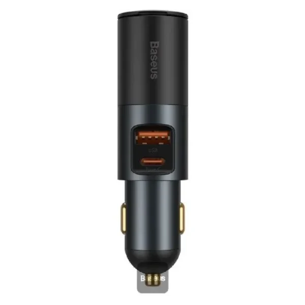 شارژر فندکی سریع باسئوس مدل Share Together Fast Charge with Cigarette Lighter Expansion Port U+C