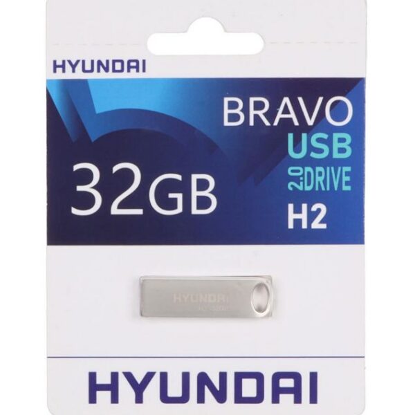 فلش مموری هیوندای مدل Bravo H2 USB 2.0 ظرفیت 32 گیگابایت