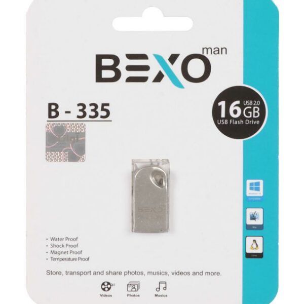 فلش مموری بکسو مدل B-335 USB 2.0 ظرفیت 16 گیگابایت