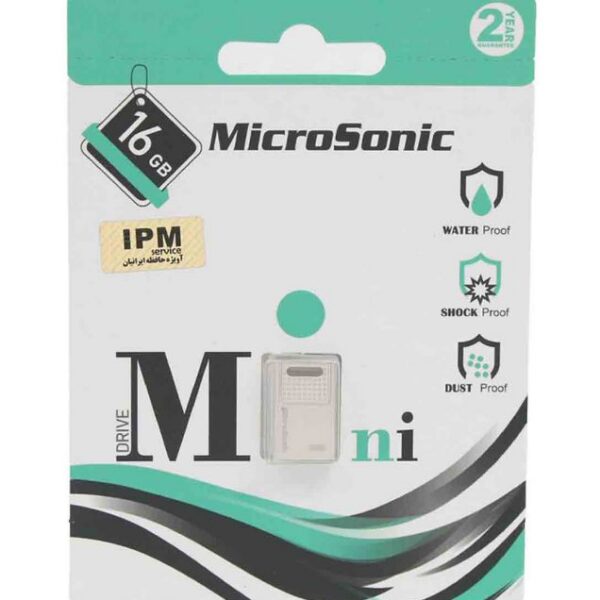 فلش مموری میکرو سونیک مدل Mini USB 2.0 ظرفیت 16 گیگابایت