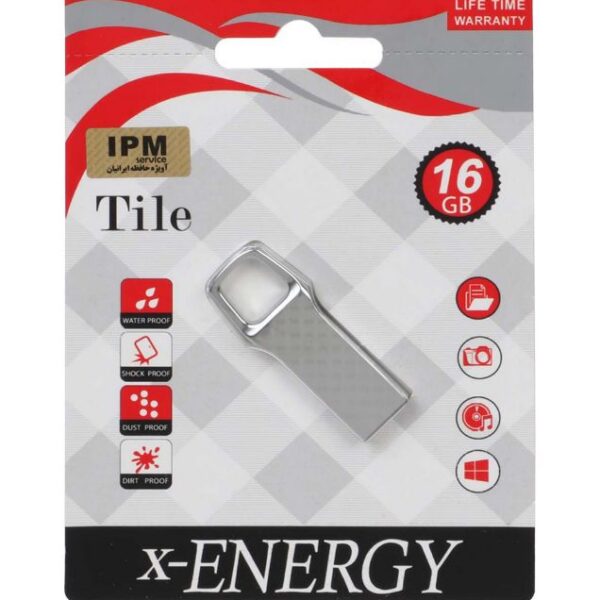 فلش مموری ایکس انرژی مدل Tile USB 2.0 ظرفیت 16 گیگابایت