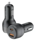 شارژر فندکی بودی مدل CC108TB توان 38 وات با خروجی USB و USB-C - Image 2
