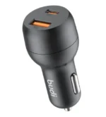شارژر فندکی بودی مدل CC108TB توان 38 وات با خروجی USB و USB-C