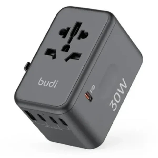 شارژر دیواری بودی 30 وات مدل AC355B30 با خروجی USB و USB-C