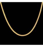 زنجیر طلا زنانه 18 عیار مدل DK035 طرح بیزمارک - 4.6 گرم