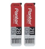 نوک مداد نوکی 0.5 میلی متری پنتر مدل Highpolymer بسته 2 عددی