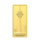 شمش طلا 24 عیار 2 گرمی طلای محمد مدل برج میلاد SM2000 - Image 2