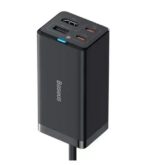 شارژر رومیزی 67W باسئوس مدل GaN5 Pro 1U+2C+ HDMI
