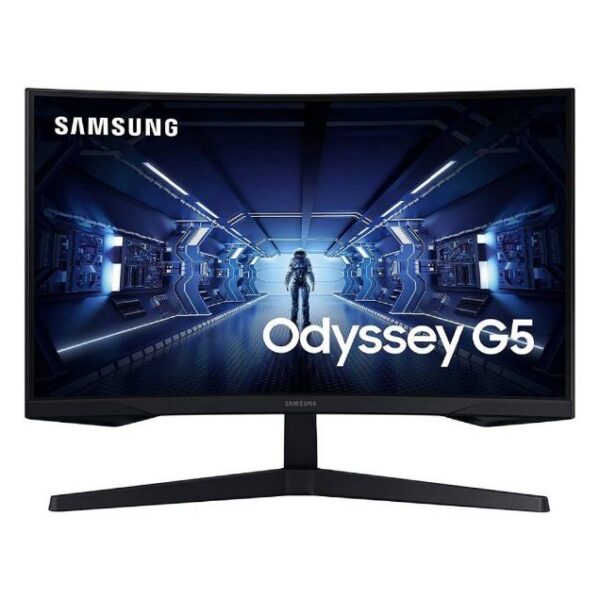 مانیتور خمیده سامسونگ مدل Odyssey G5 G55C LS27CG552 سایز 27 اینچ