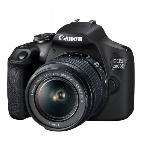 دوربین عکاسی کانن مدل EOS 2000D با لنز 18-55 میلی‌متری IS II