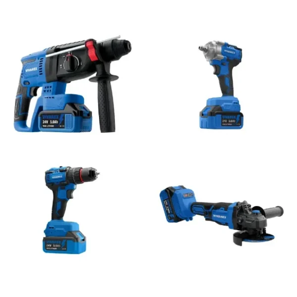 کیت شارژی براشلس ویوارکس 4 عددی مدل VR2404-BCK