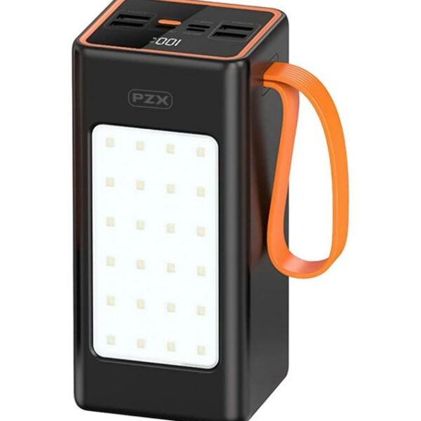 پاوربانک 22.5W پی زد ایکس مدل V88 ظرفیت 30000 میلی آمپر ساعت