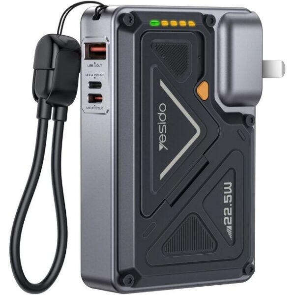 پاوربانک 20W یسیدو مدل YP89 ظرفیت 10000 میلی آمپر ساعت