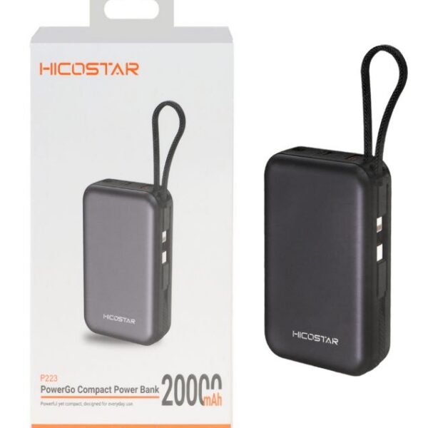 پاوربانک 22.5W هیکو استار مدل P223 ظرفیت 20000 میلی آمپر ساعت
